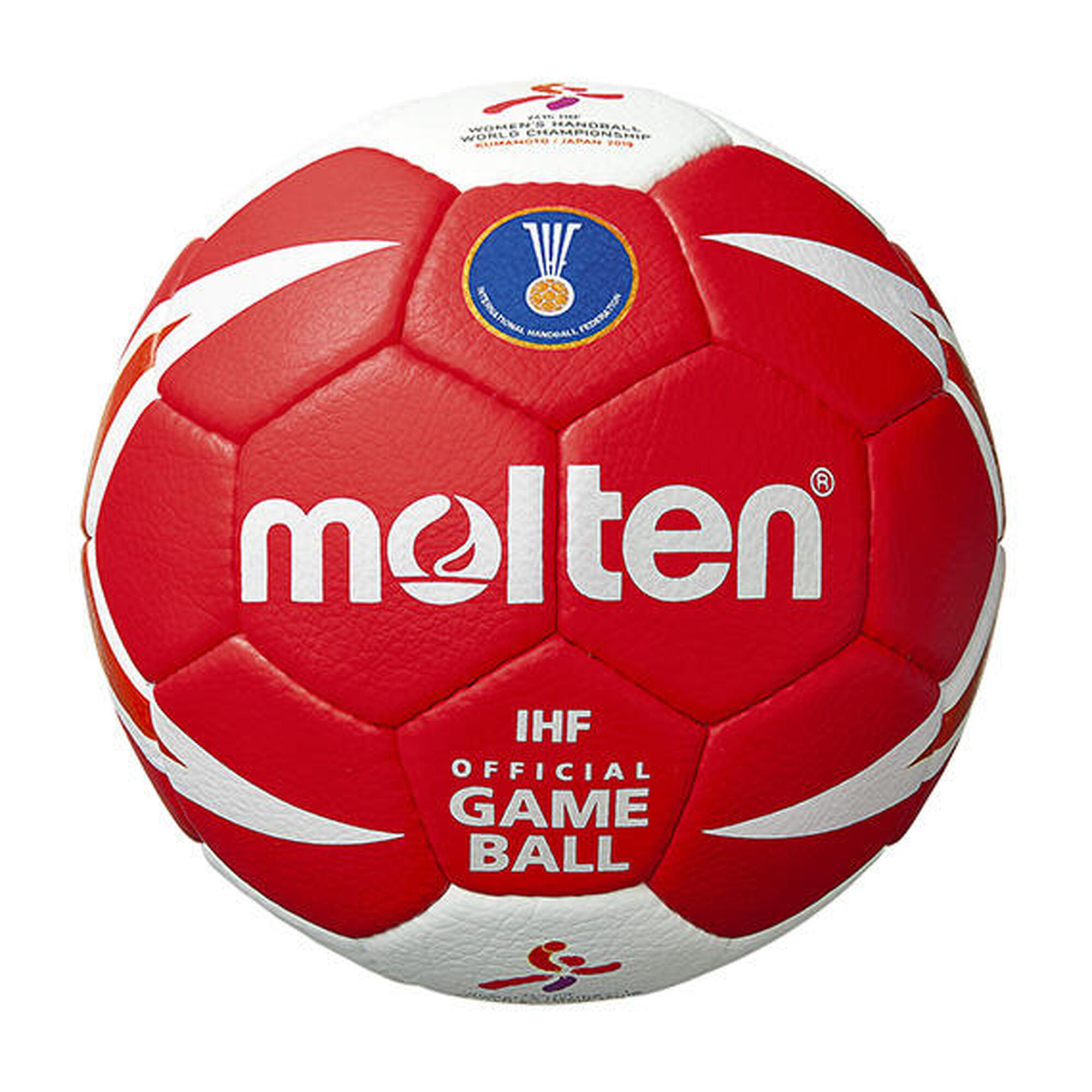 Molten - Ballon De Handball Molten Women World Cup - Ballon De Hand - Blanc|rouge - 2 - Decathlon