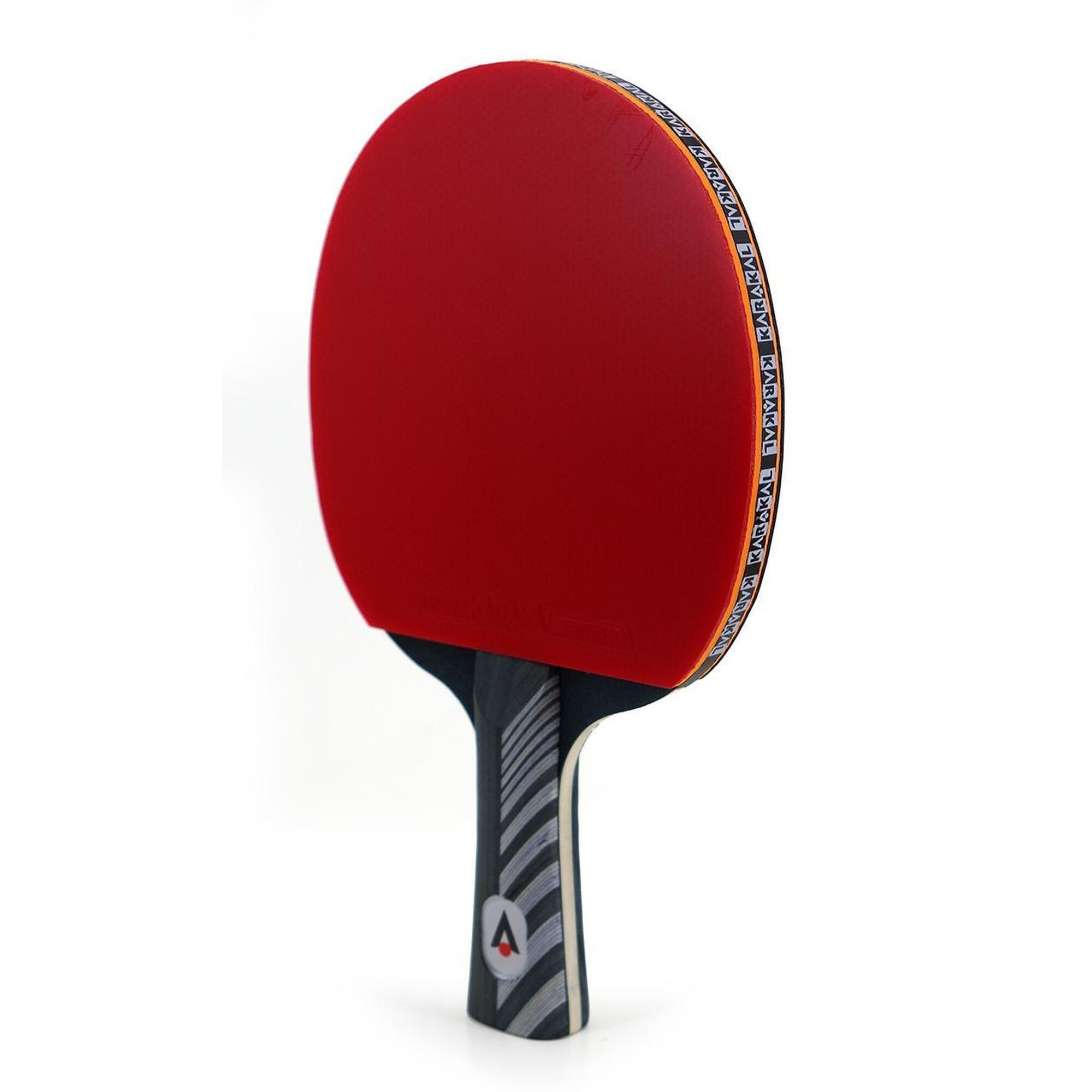 Karakal - Raquette De Tennis De Table Karakal Kt500 - Raquette De Tennis De Table - Rouge - Prise Classique - Decathlon