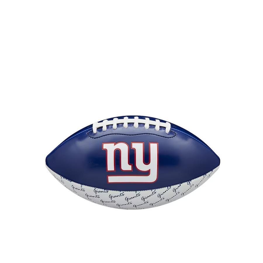 Wilson - Mini Ballon De Football Americain Wilson Nfl Giants De New York - Ballon De Foot Américain - Blanc|bleu - Mini - Decathlon