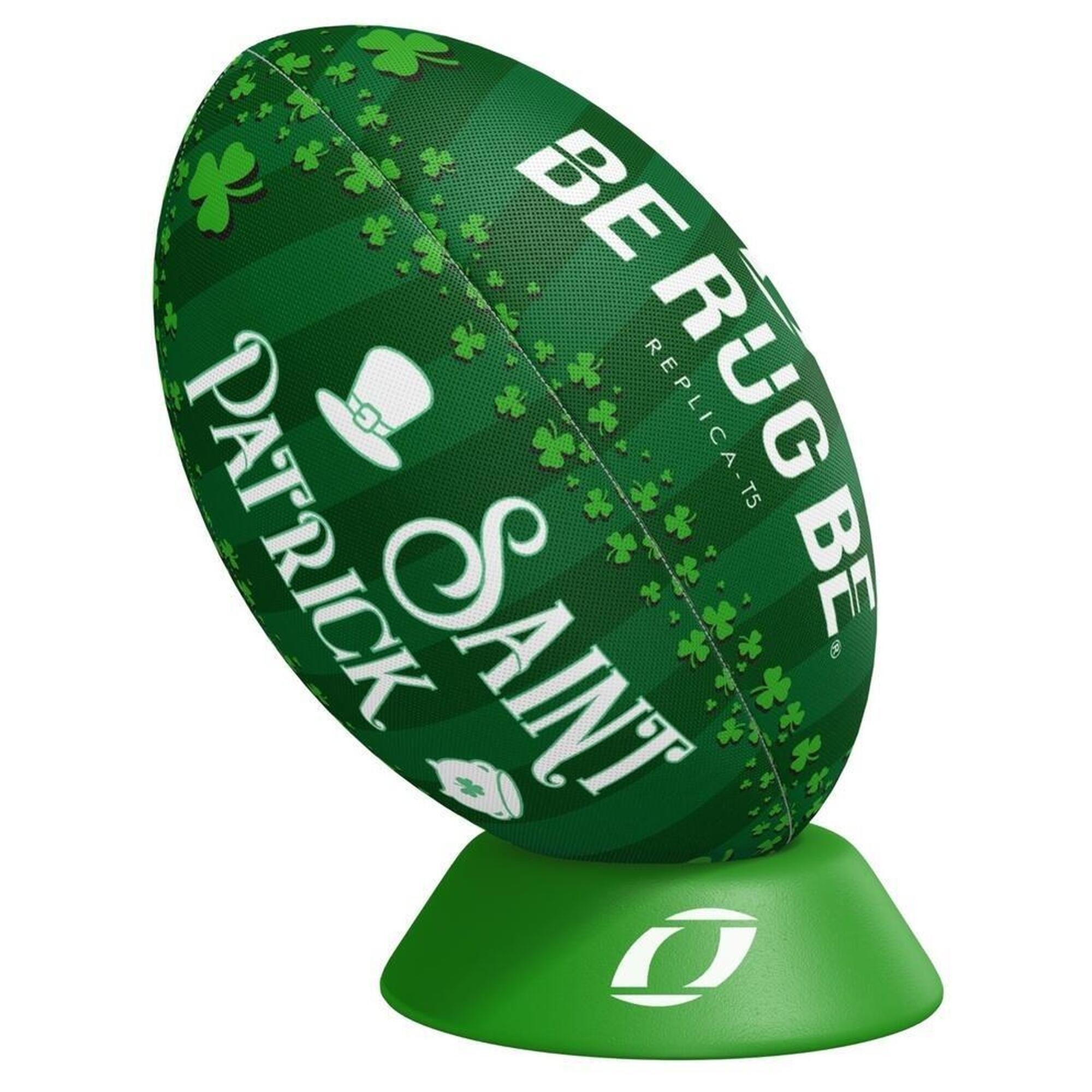 Berugbe - Balon De Rugby Berugbe Saint-patrick - Ballon De Rugby - Vert - 5 - Decathlon