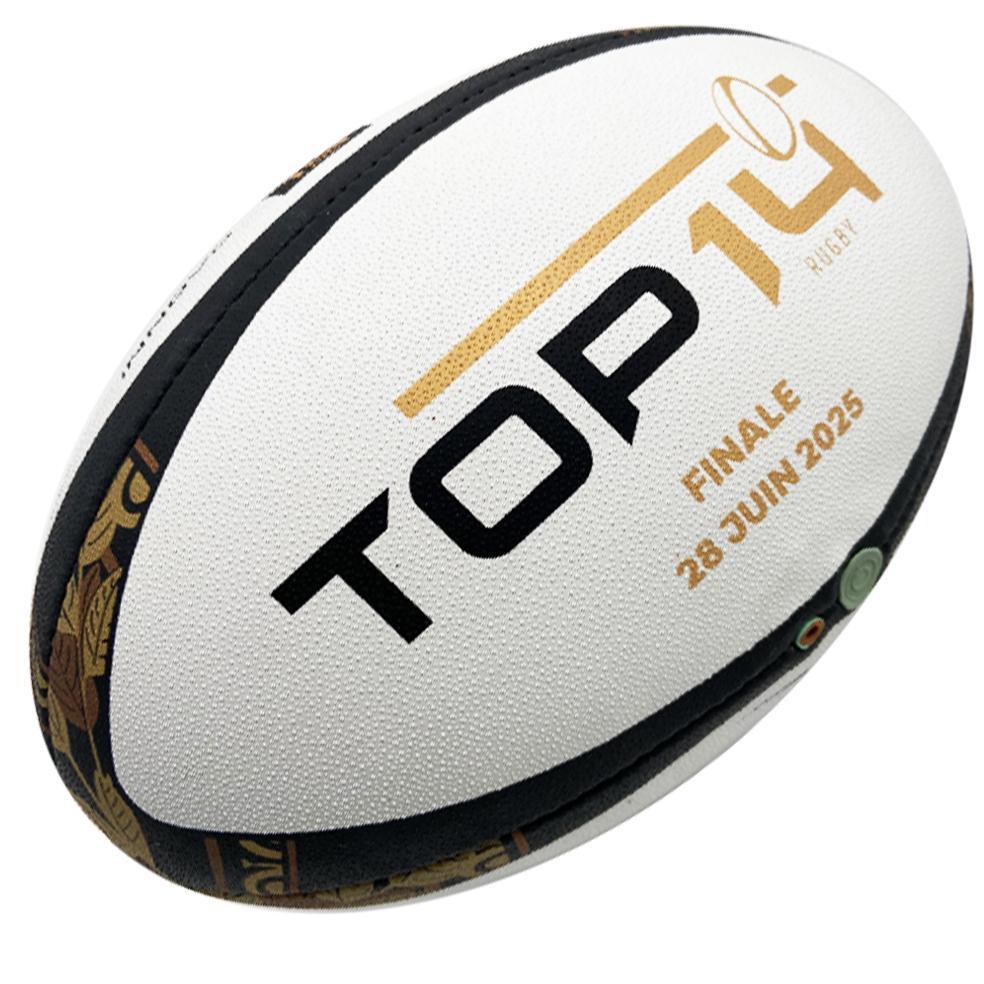 Gilbert - Ballon De Rugby Gilbert Innovo Officiel Match Finale Top 14 2025 - Ballon De Rugby - Blanc - 5 - Decathlon