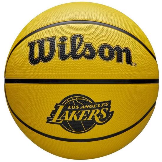 Piłka do koszykówki Wilson NBA Team Solid Lakers Wielokolorowa