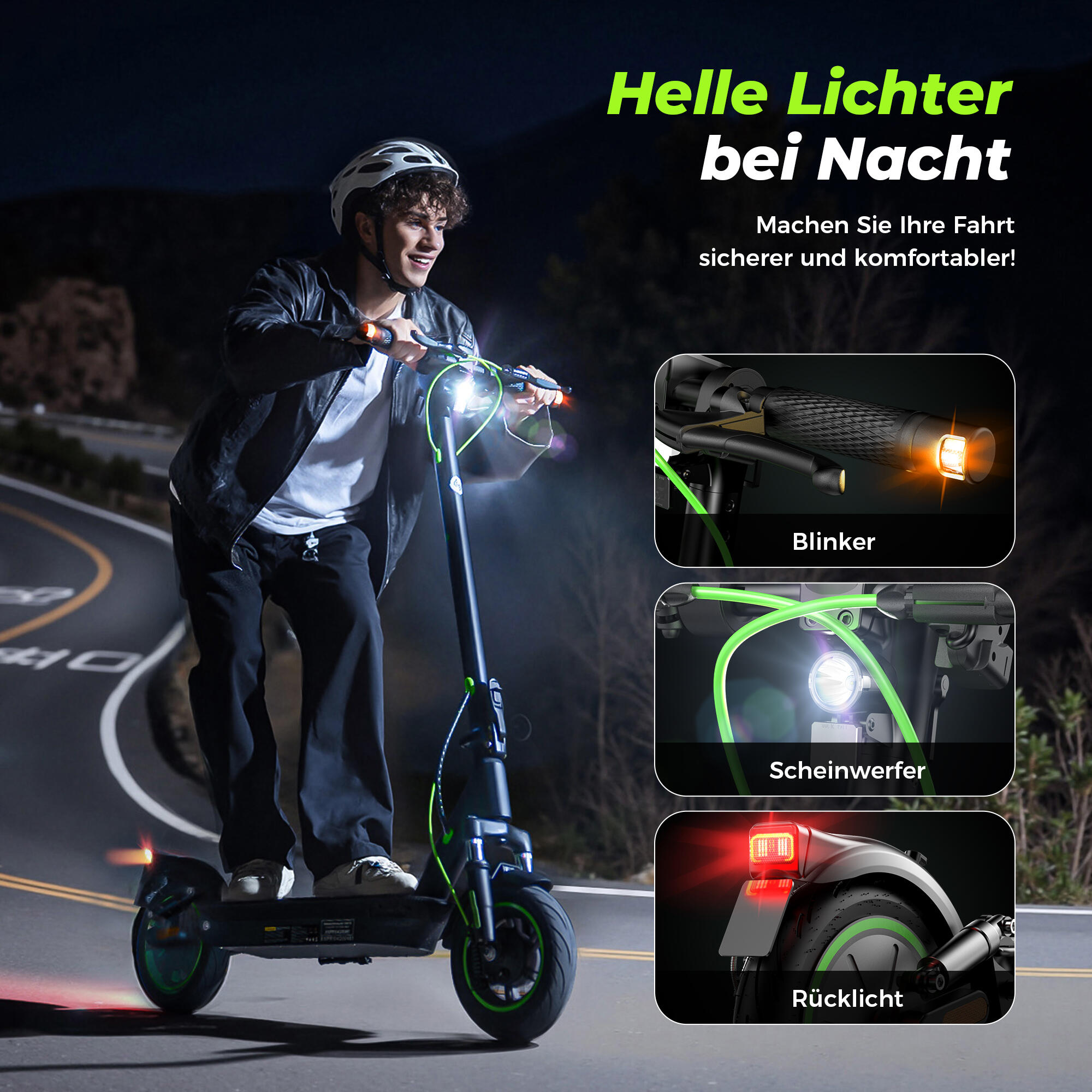 Trottinette électrique Isinwheel S10 Plus Batterie 500 W 36 V 15 Ah 4/7