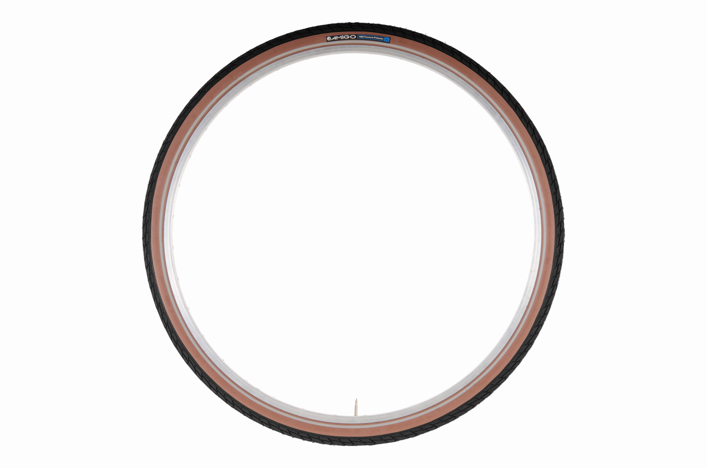 Fusion Buitenband 1 mm Anti-lek 28 x 1.60 (42-622) Zwart/Bruin 4/6