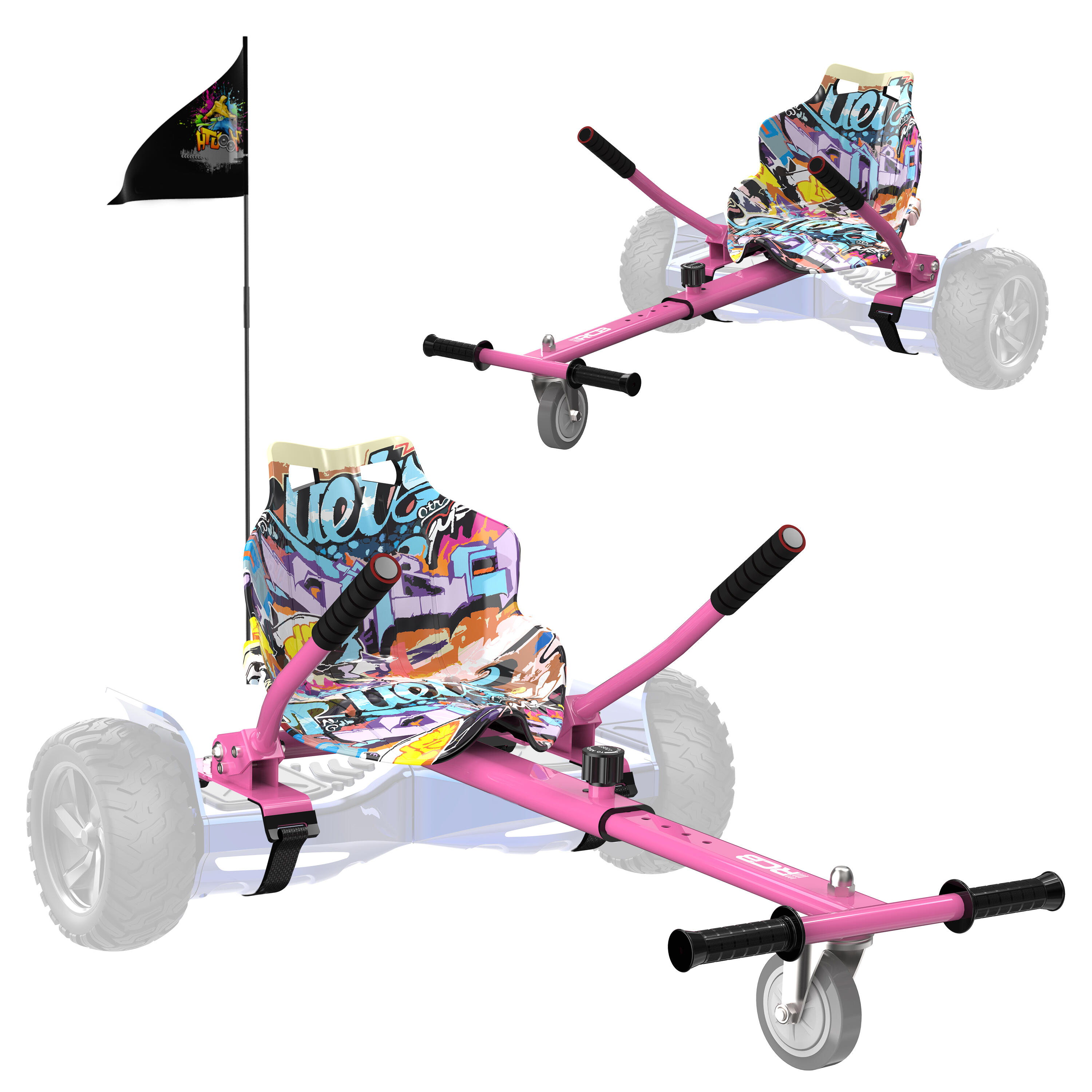 Hoverboards con Go-Kart de 8.5 Pulgadas, Bluetooth RCB-HY-A16 6/8