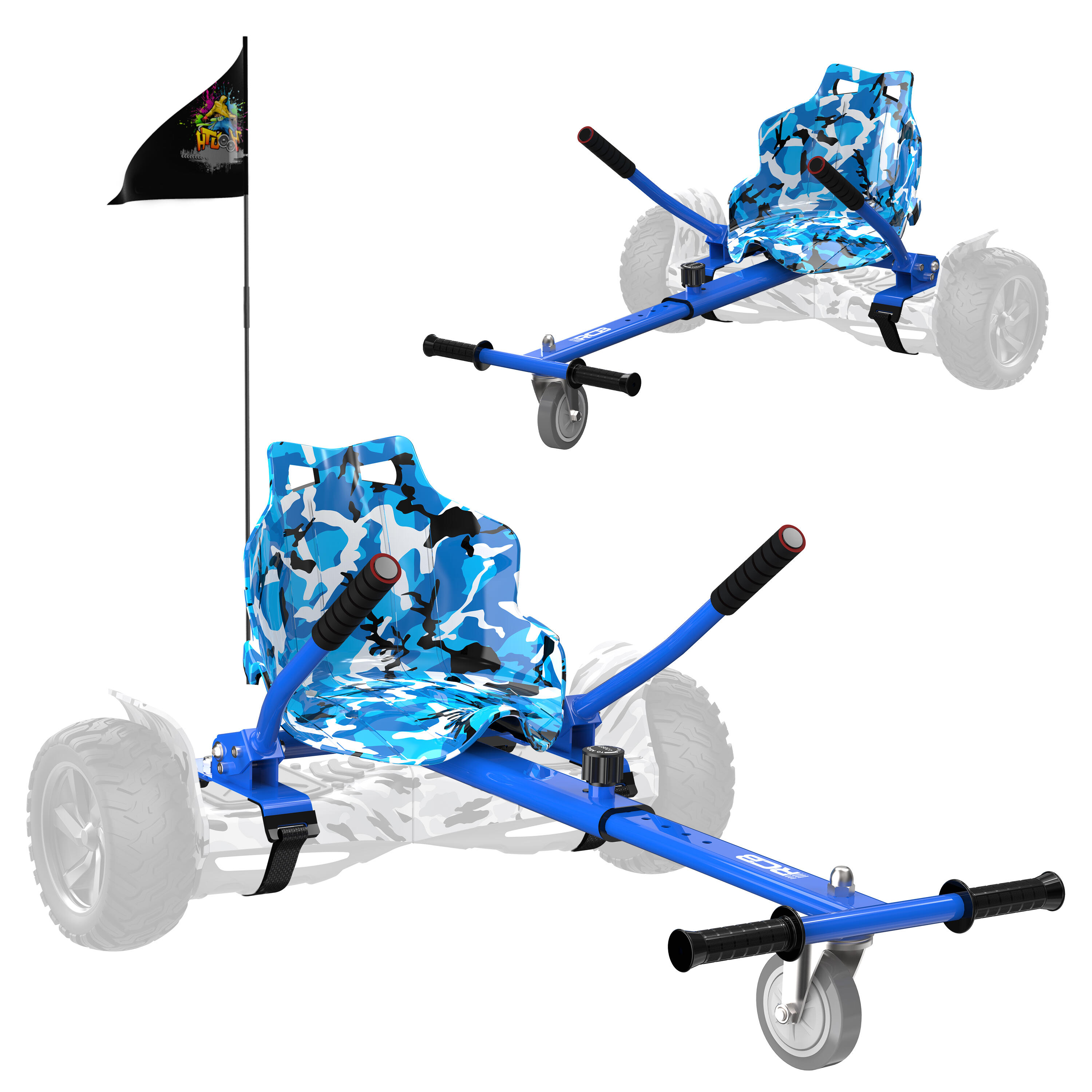 Hoverboards con Go-Kart de 8.5 Pulgadas, Bluetooth RCB-HY-A16 6/8