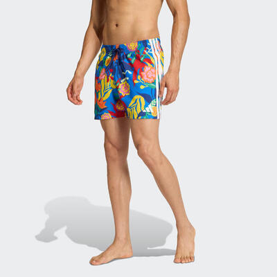 Mexicana florals 3 stripes zwemshort 5-inch