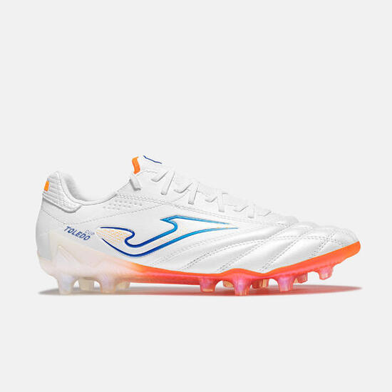 Botas Fútbol Fútbol Adulto Joma Toledo Cup 26 AG Blanco