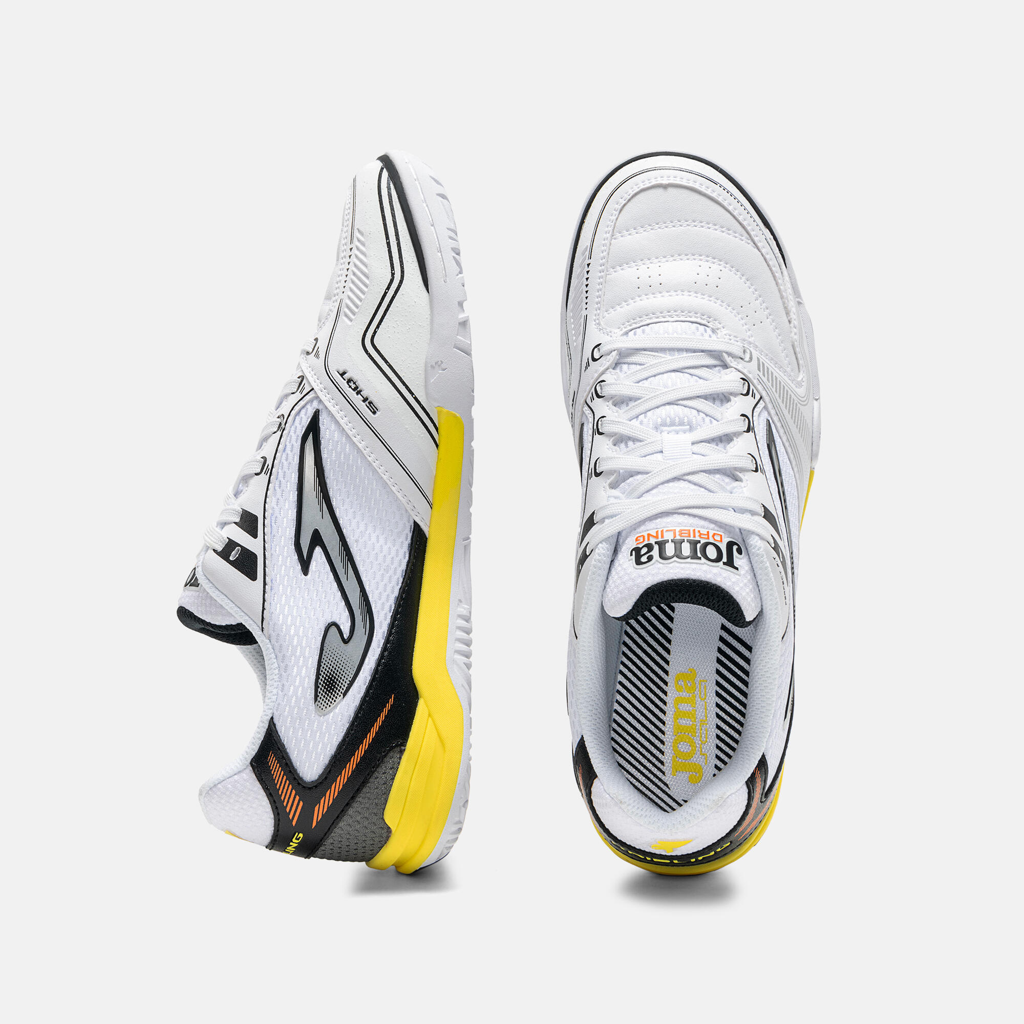 Chaussures Futsal Adulte Joma Dribling 26 IN Blanc 4/5