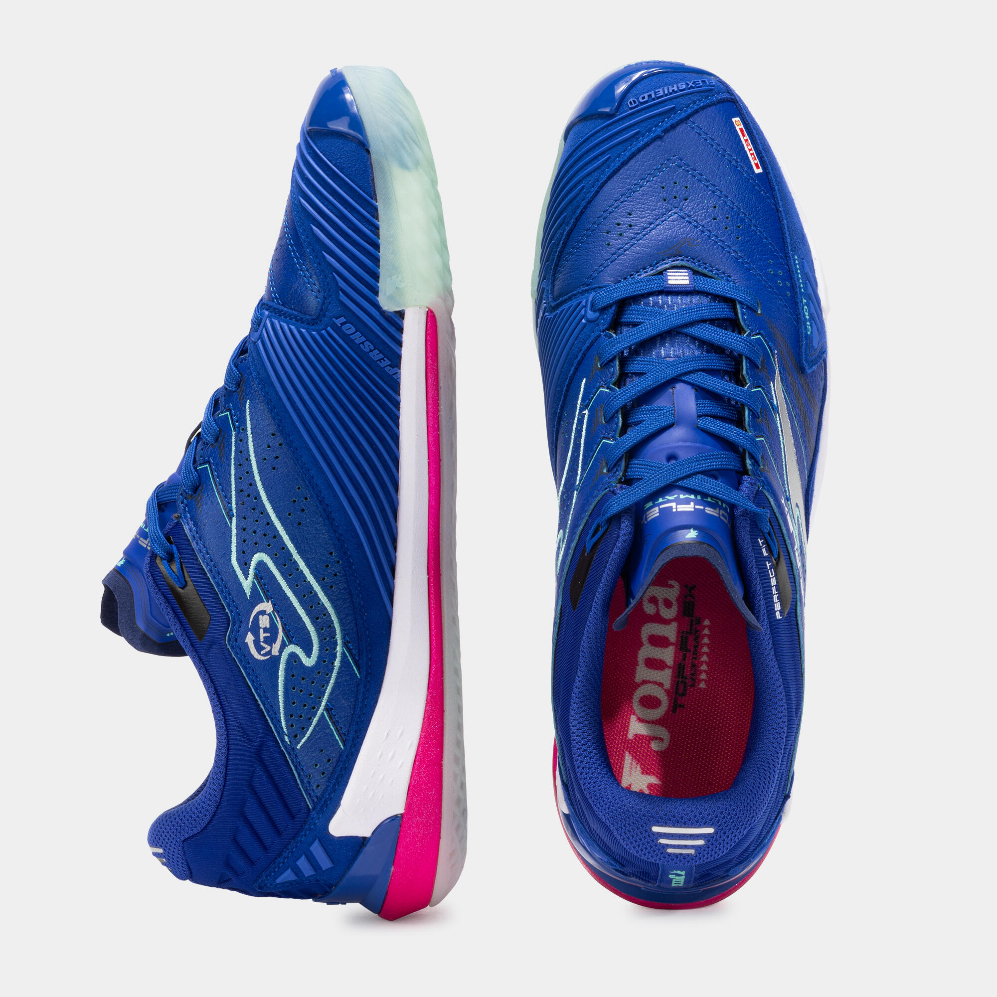 Sapatilhas Futsal Adulto Joma Top Flex Ultimate 25 IN Azul Royal 4/5