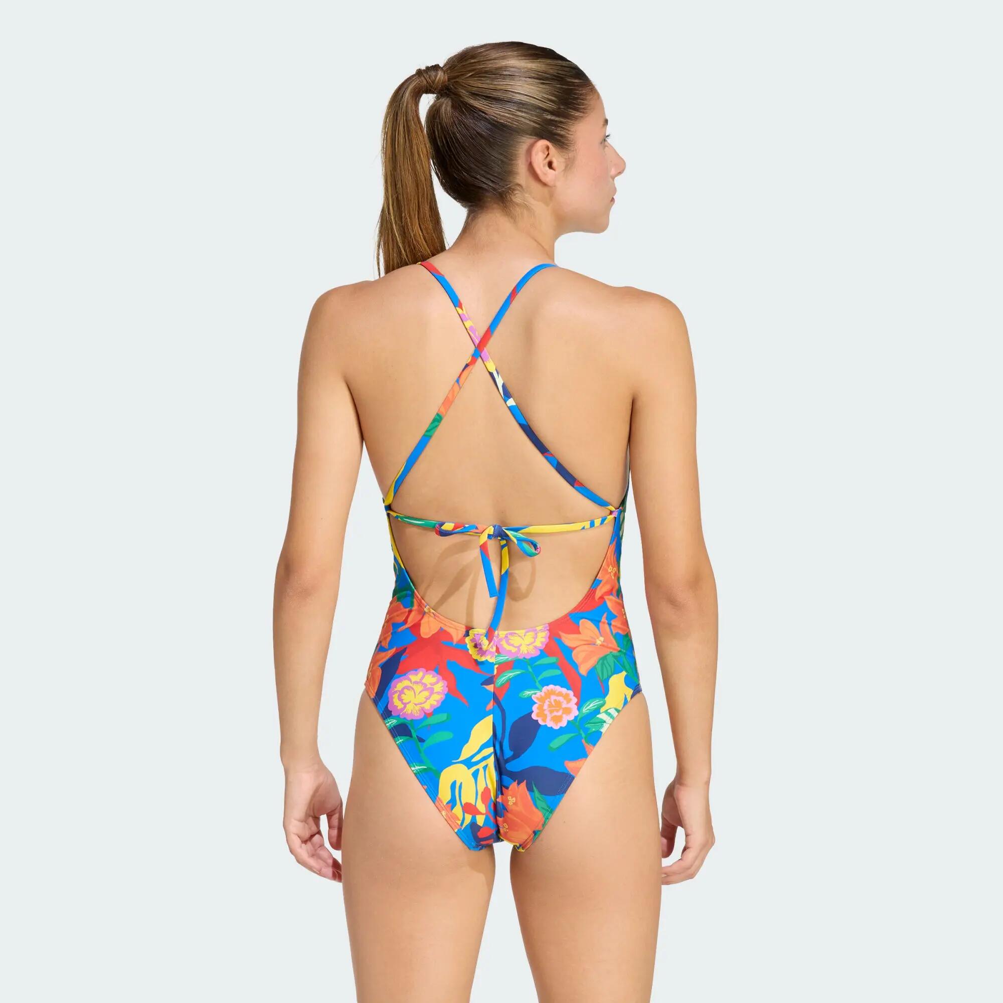 MEXICANA FLORALS TIE-BACK SWIMSUIT 3/6