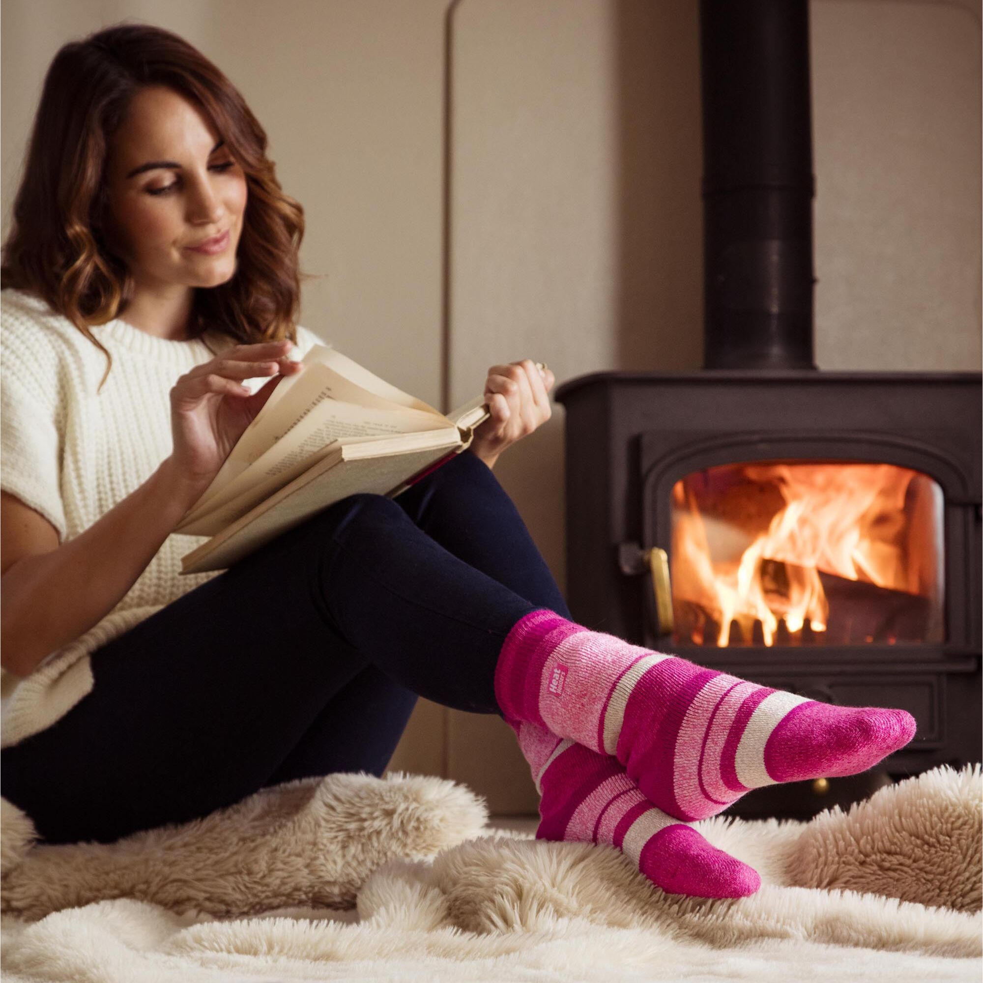 Heat Holders Lite - 1 Paire Chaussettes Femmes En 5 Couleurs 3/6