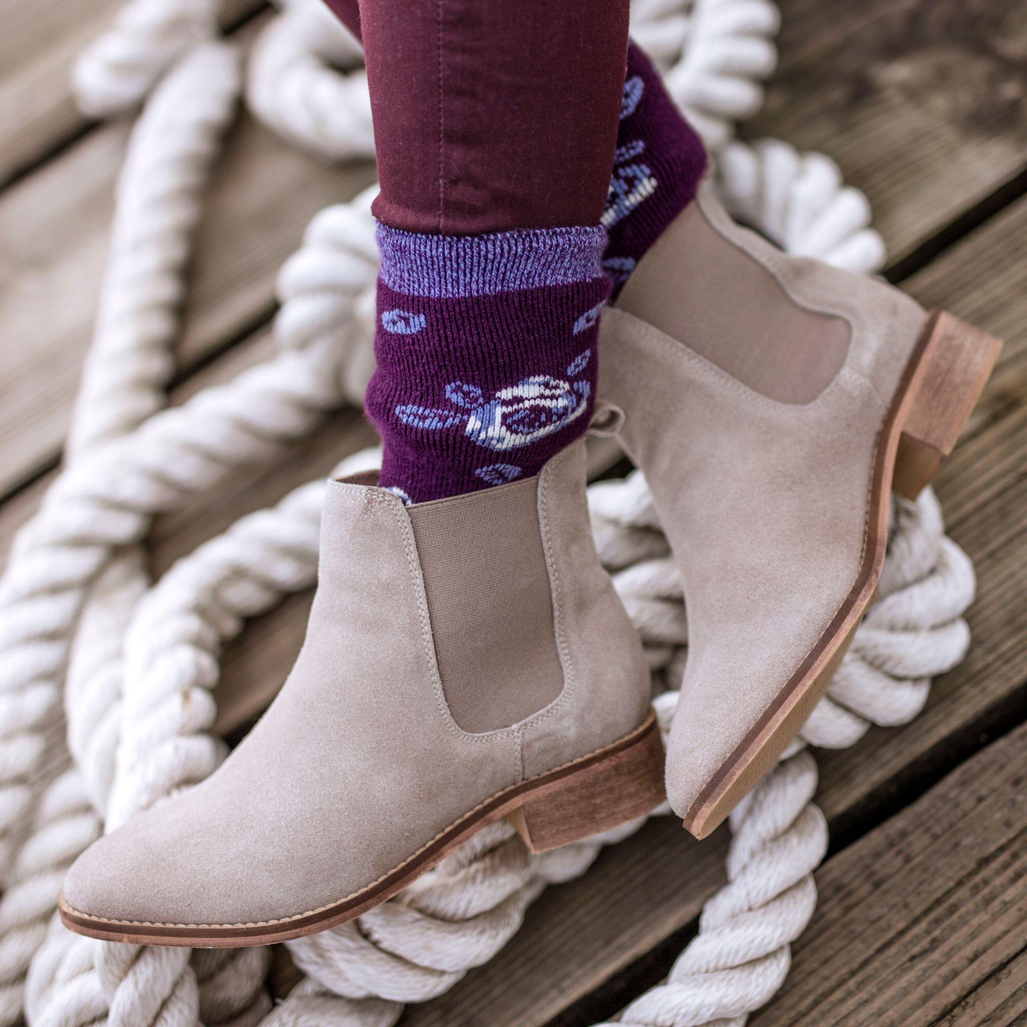 Heat Holders Lite - Femme Couleur Fantaisie Chaussettes Thermiques Pour Hiver 4/6