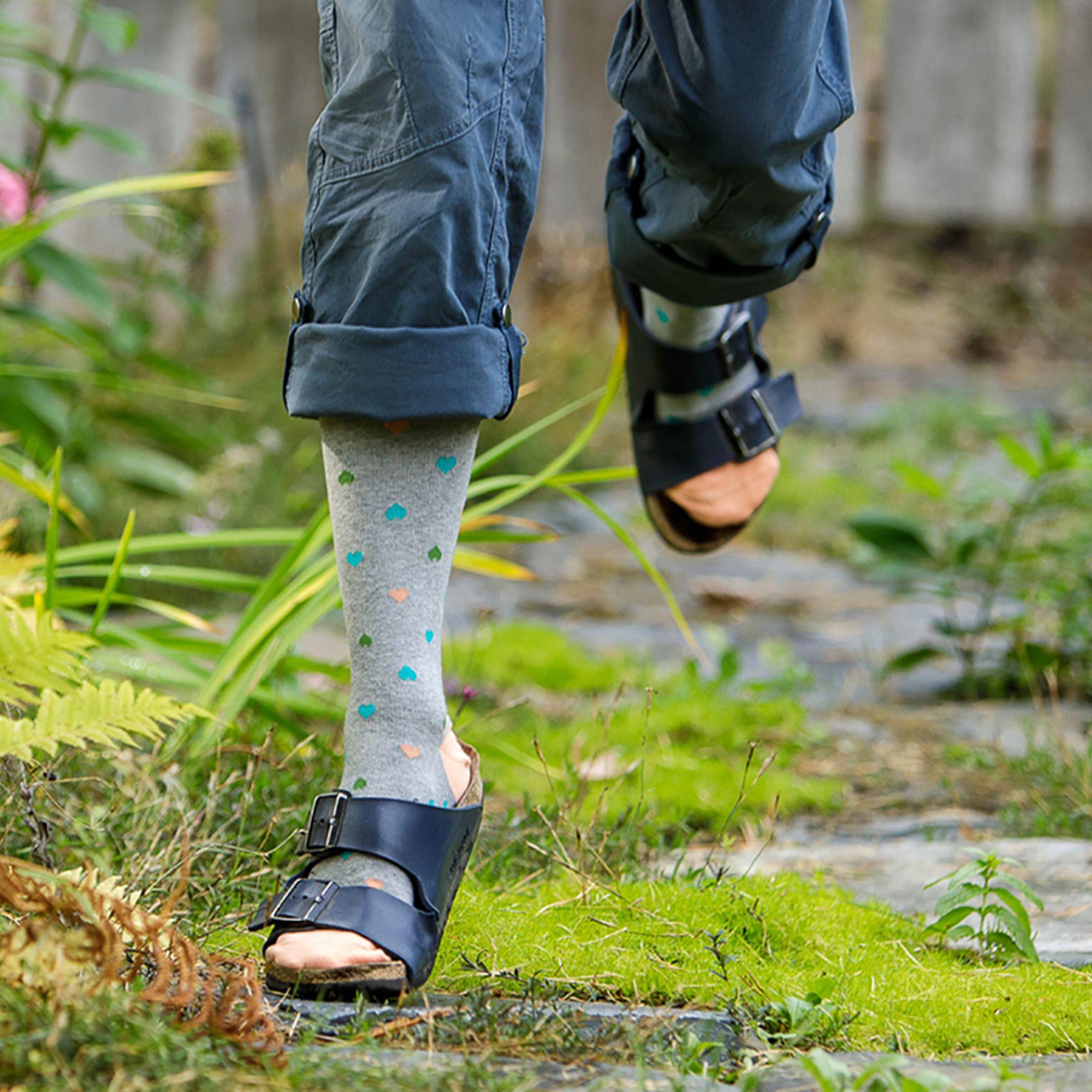 VIM&VIGR Chaussettes Contention Mollet Fantaisie Femme Homme | Coton 15-20 mmhg 4/6