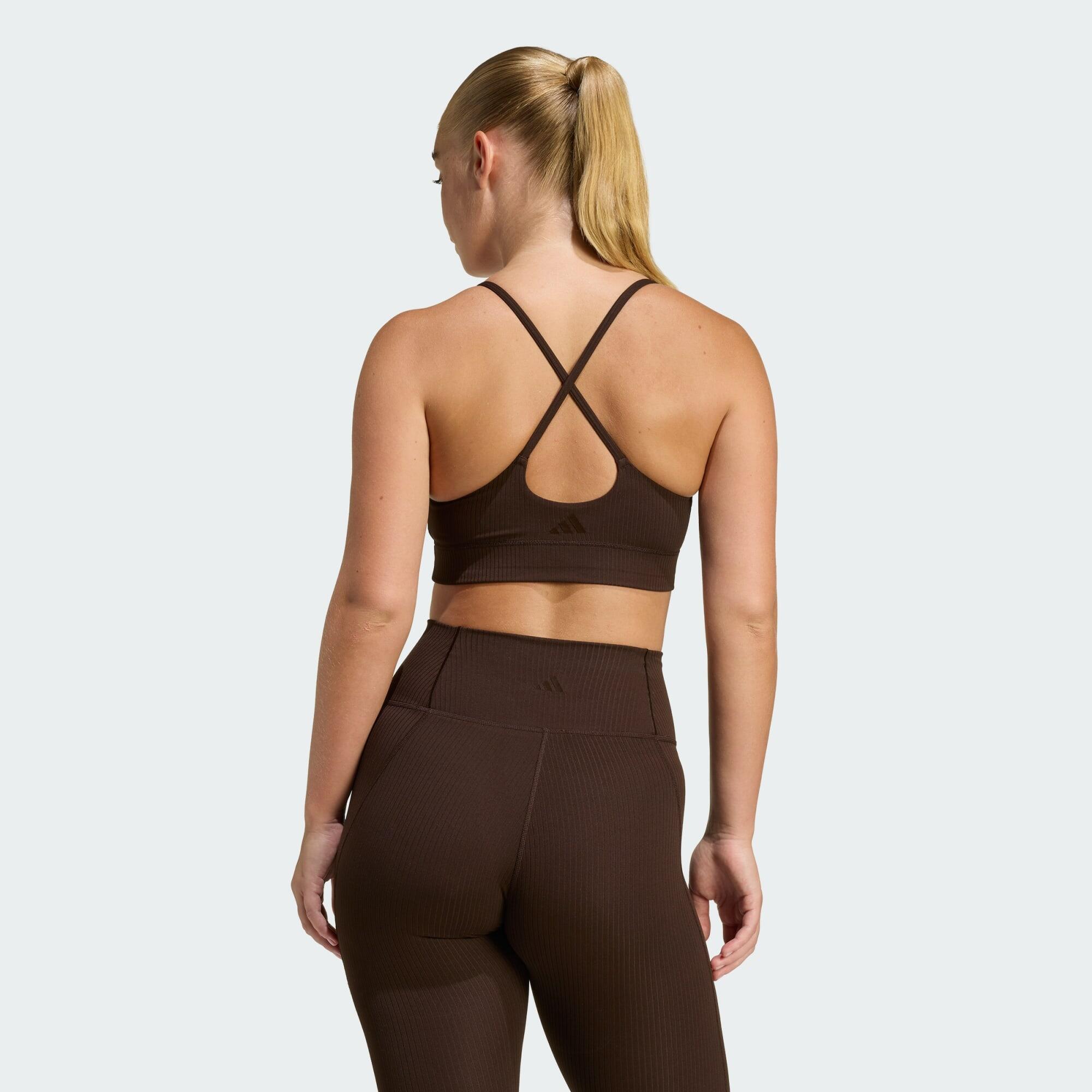 adidas All Me Light Support Rib Bra Long Line Bra 3/7