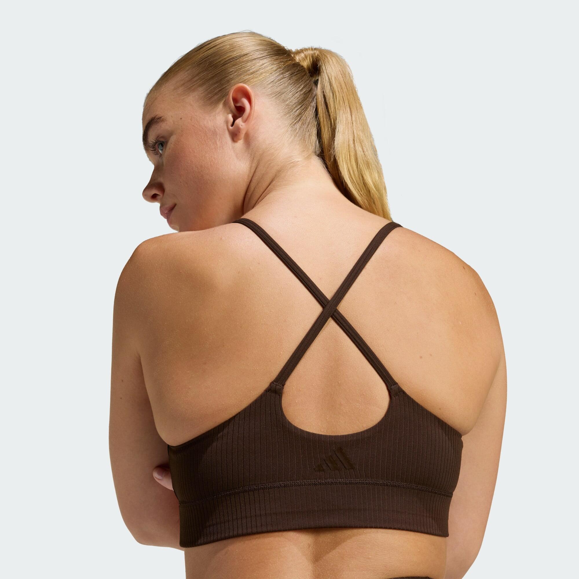 adidas All Me Light Support Rib Bra Long Line Bra 5/7