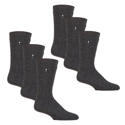 Heat Holders - 6 Paar original dicke Winter-Thermosocken für Herren