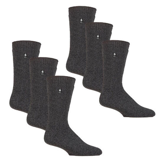 Heat Holders - 6 Paar original dicke Winter-Thermosocken für Herren