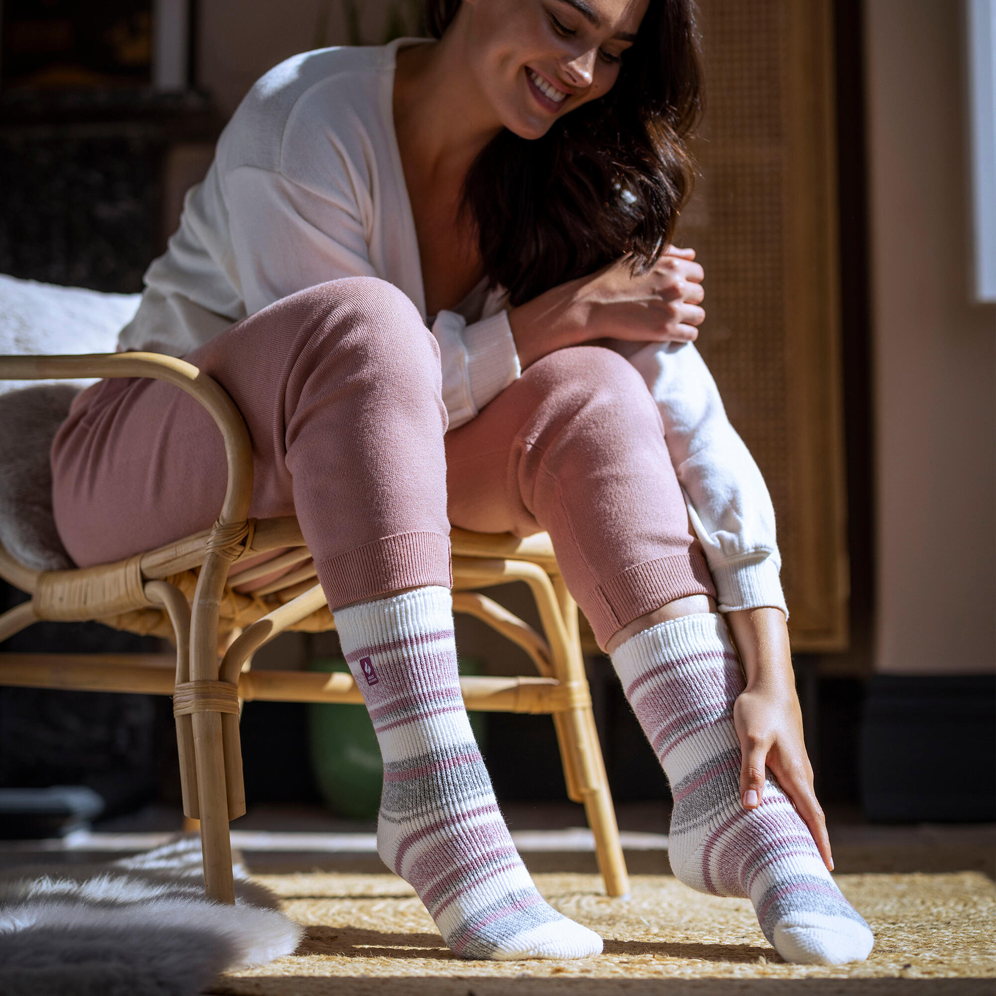 Heat Holders - Lot 3 Paires Chaussettes Thermiques Isolées Femme Hiver 4/6