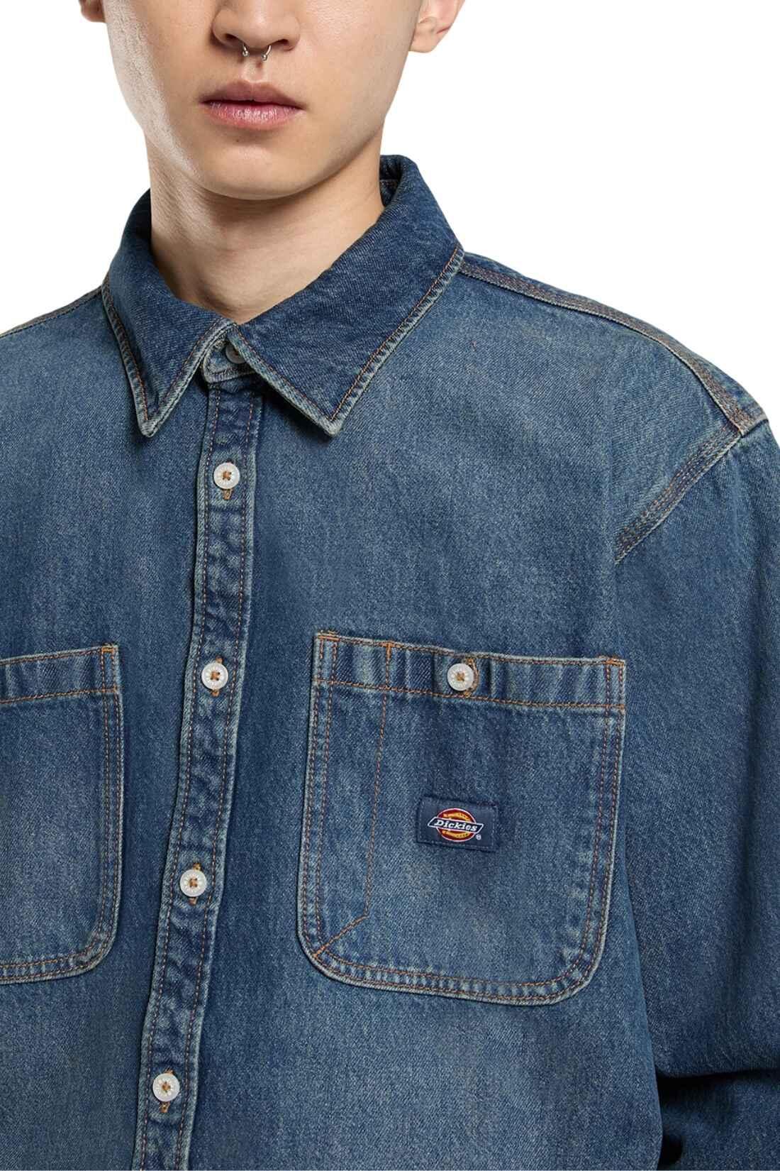Hemd Dickies Mechanikerhemd Khaki 4/7
