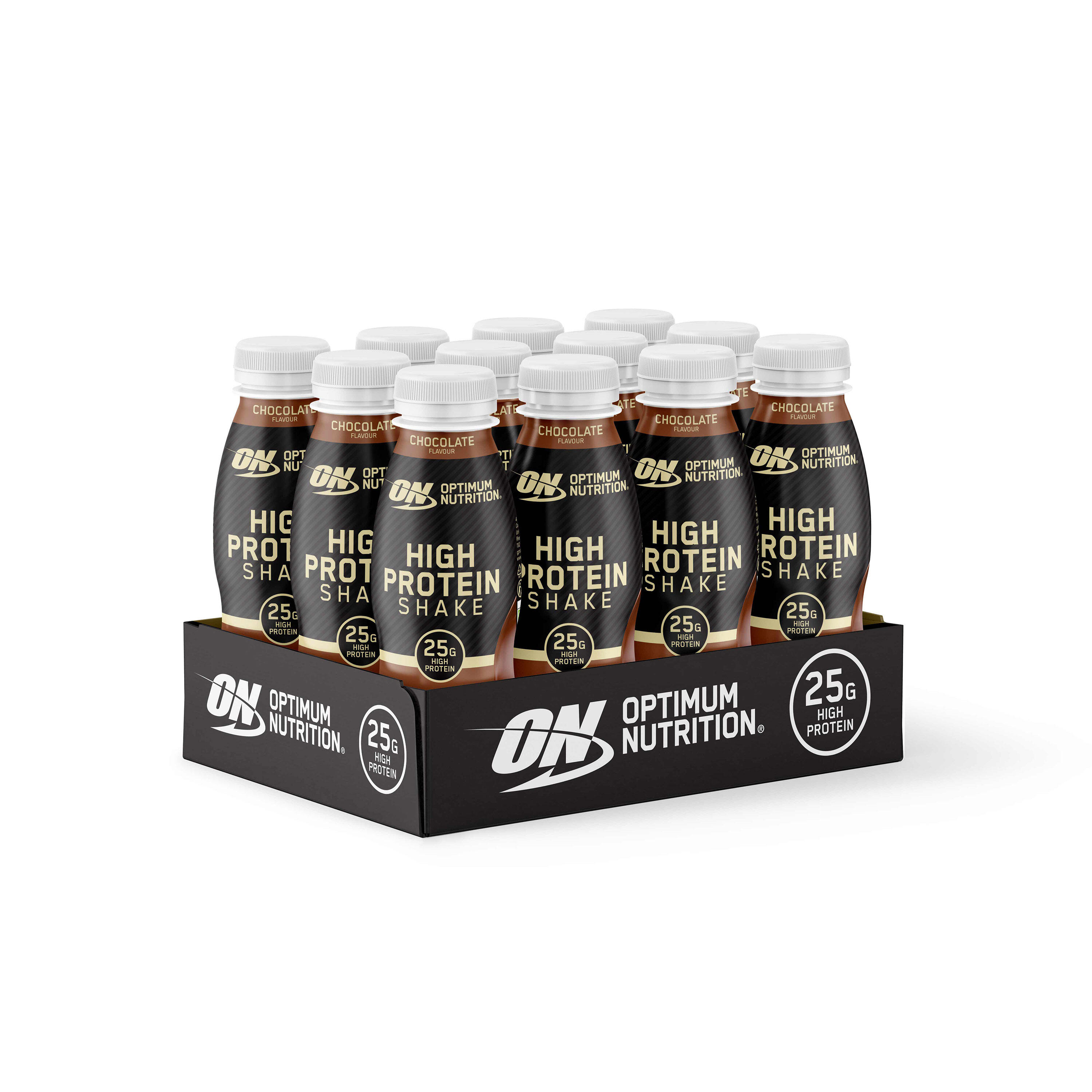 Pack de 12 Shakes Protéinés Chocolat 330 ml – 25 g de Protéines 1/6