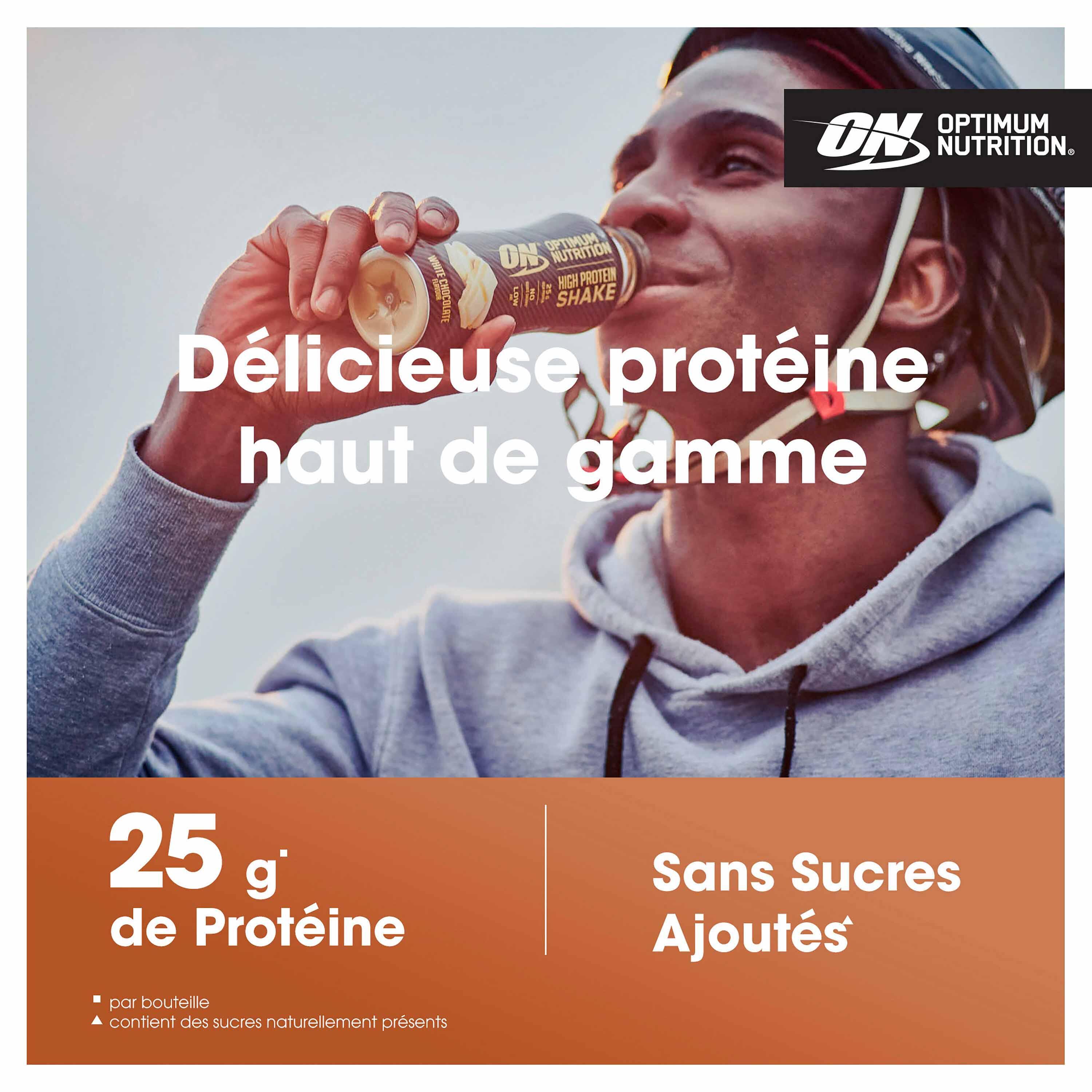 Pack de 12 Shakes Protéinés Chocolat 330 ml – 25 g de Protéines 3/6