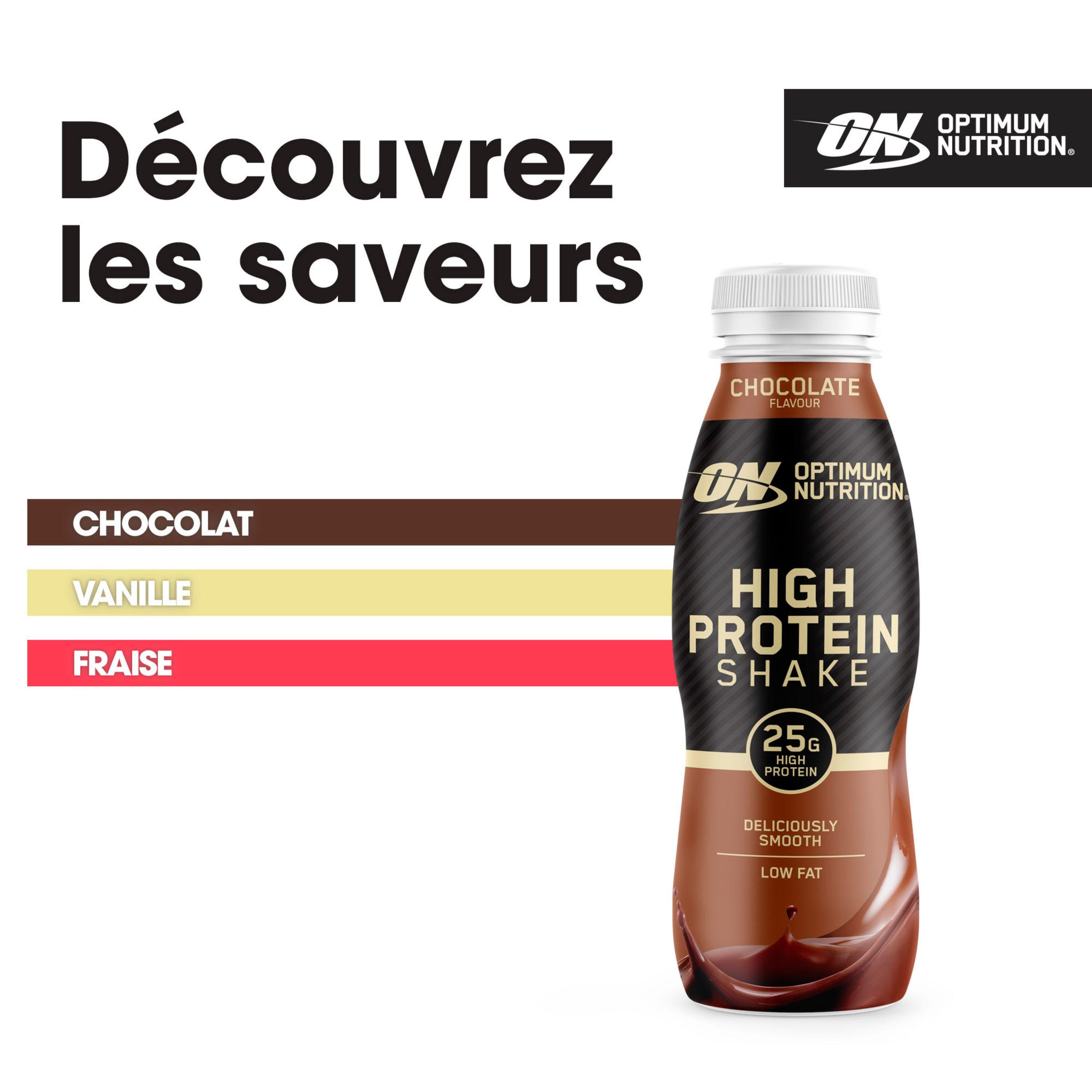 Pack de 12 Shakes Protéinés Chocolat 330 ml – 25 g de Protéines 6/6