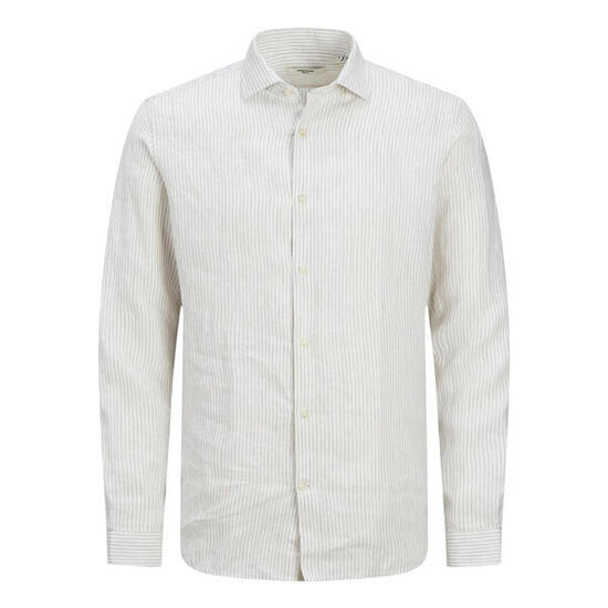 Hemd Jack & Jones Parker Leinen Travertin