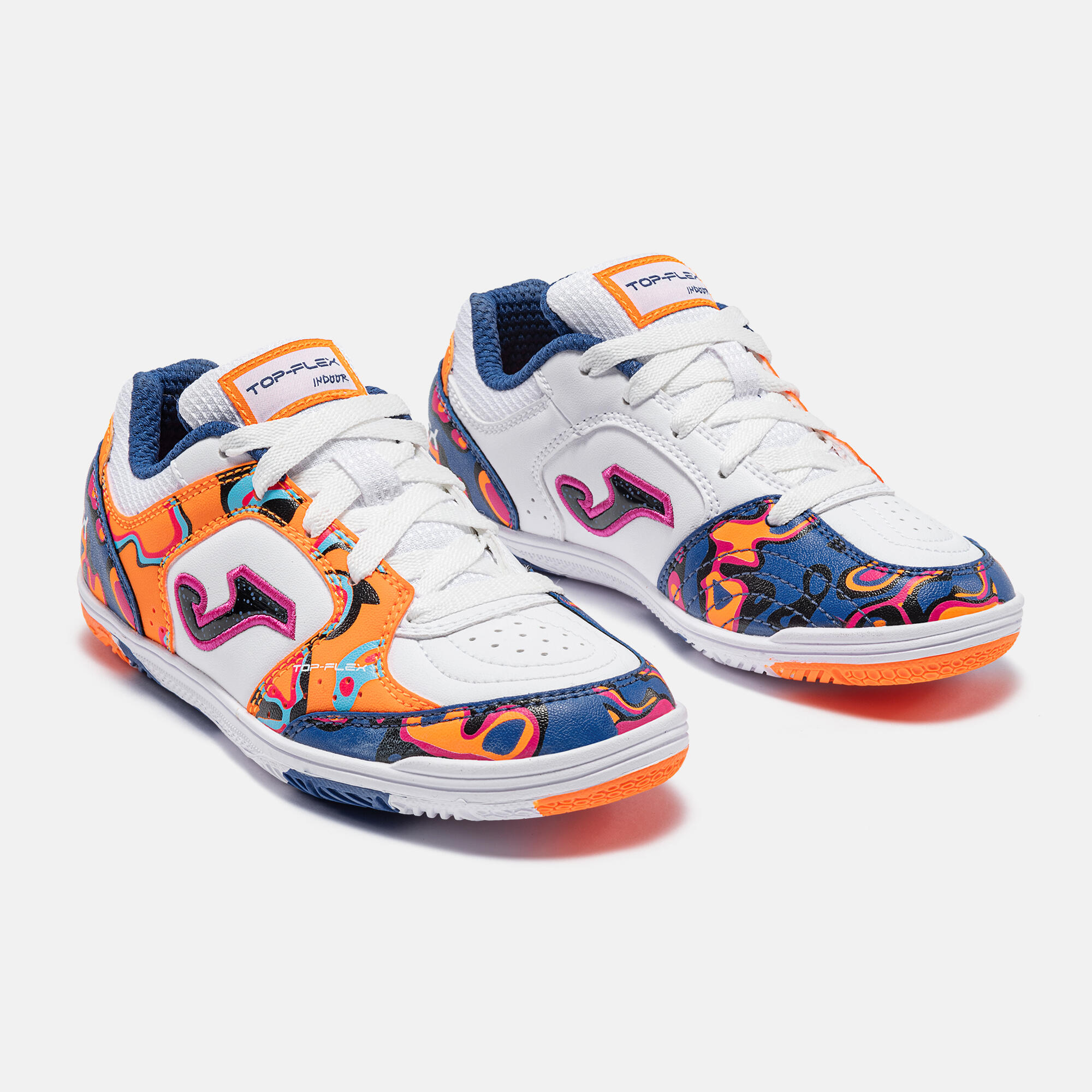 Sapatilhas Futsal Criança Joma Top Flex Jr 26 IN Branco 2/6