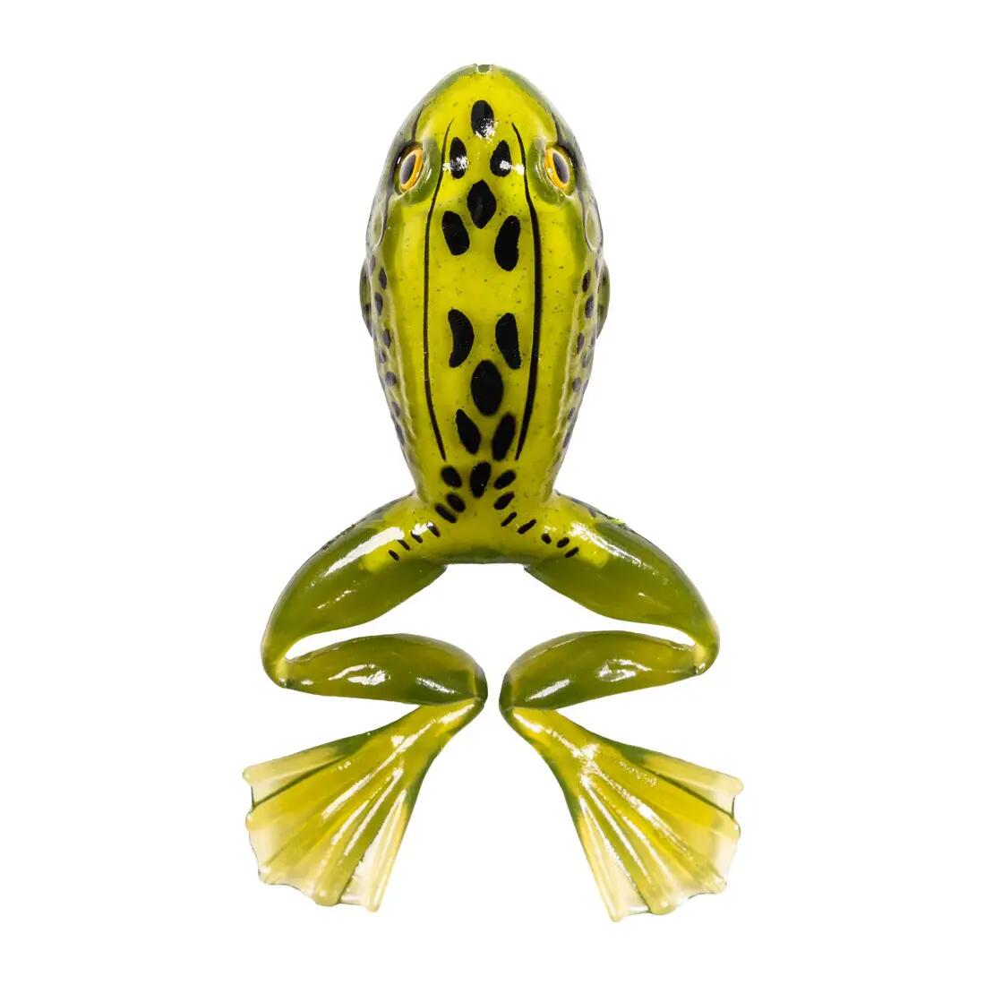 Naluca Live Target Freestyle frog unrigger 5 cm, moss yellow, 4 buc / plic