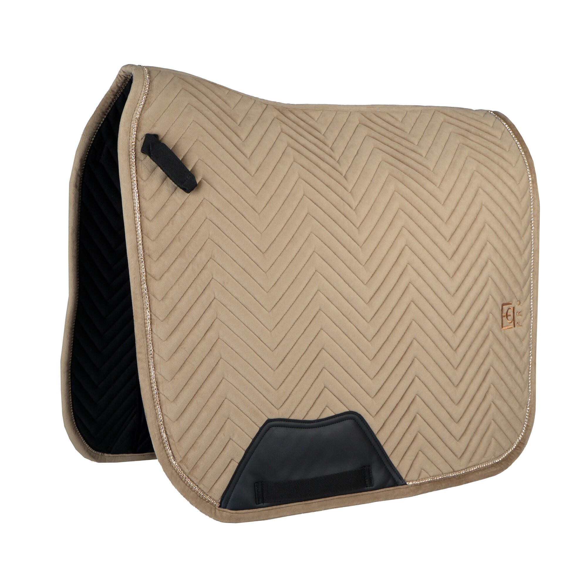 Horka - Tapis De Dressage Pour Cheval En Velours Horka - Tapis De Selle - Beige|marron - Ps - Decathlon