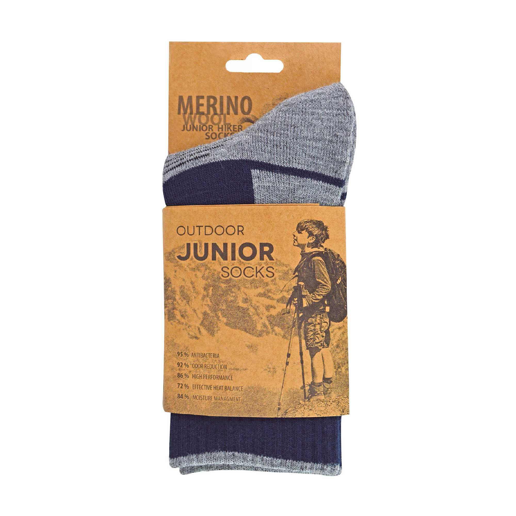 1 Pack Kids Merino Wool Hiking Socks 2/6