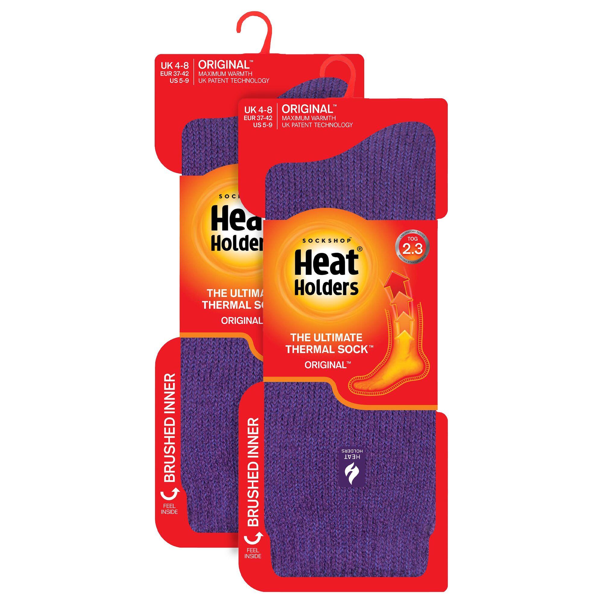 Lot de 2 chaussettes thermiques évacuant l'humidité pour femme 2/6