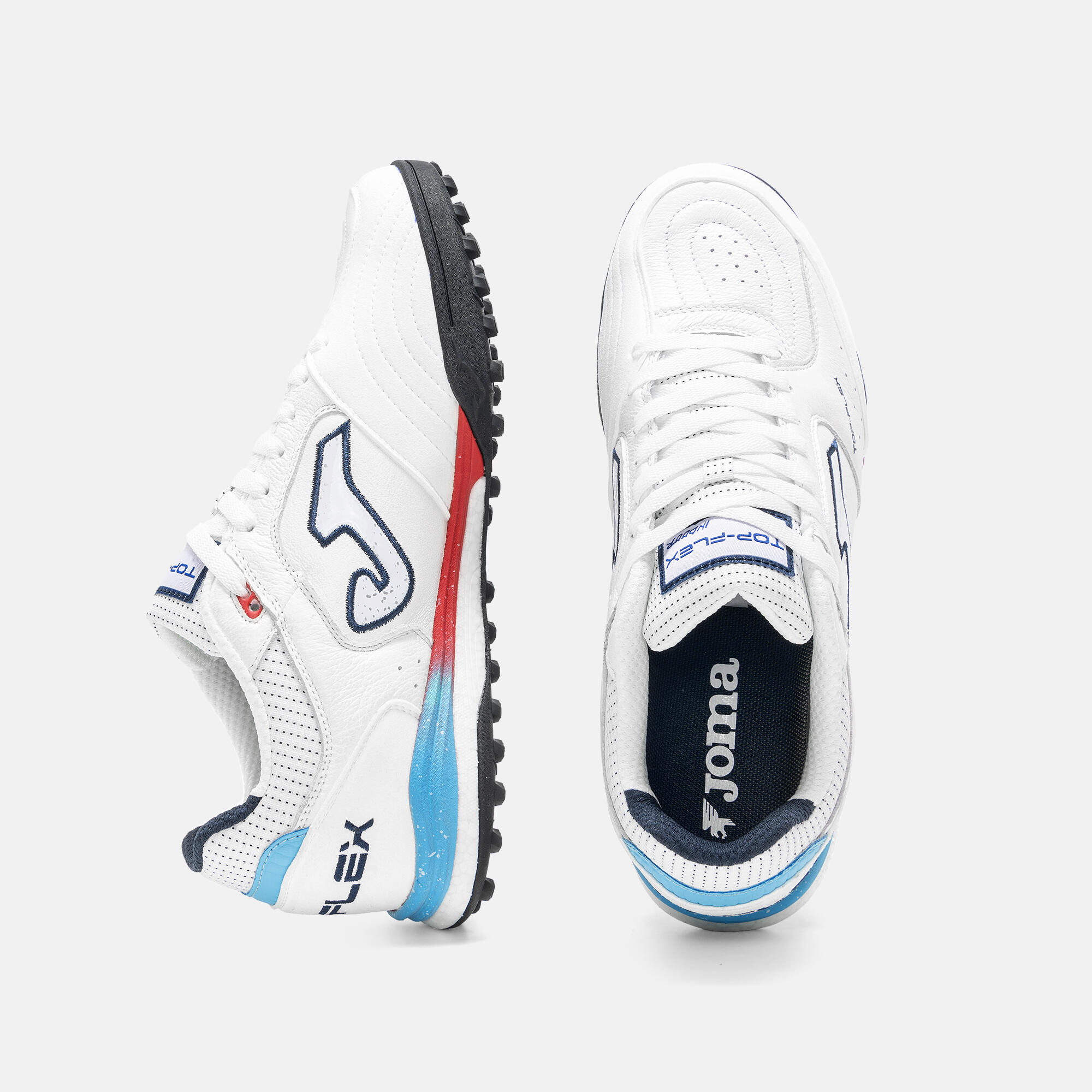 Botas Fútbol Fútbol Adulto Joma Top Flex Rebound 26 TF Blanco 4/5