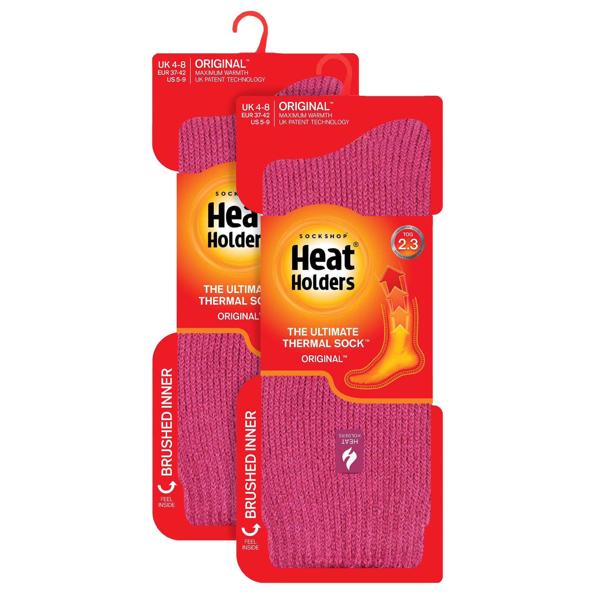 Lot de 2 chaussettes thermiques évacuant l'humidité pour femme 2/6