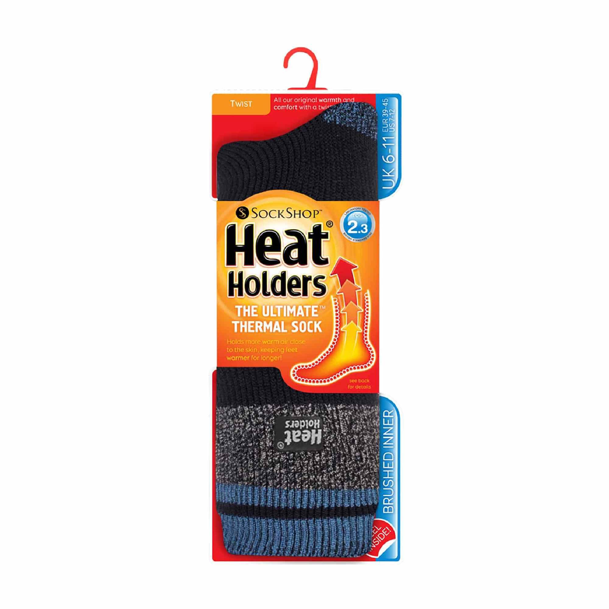 Heat Holders - 1 Paire Chaussettes Thermiques Hommes 2/6