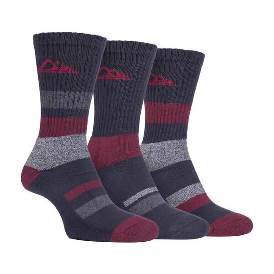 Storm Bloc - 3 Paar Herren Anti-Blasen Wandersocken Gepolstert Sohle für Sommer