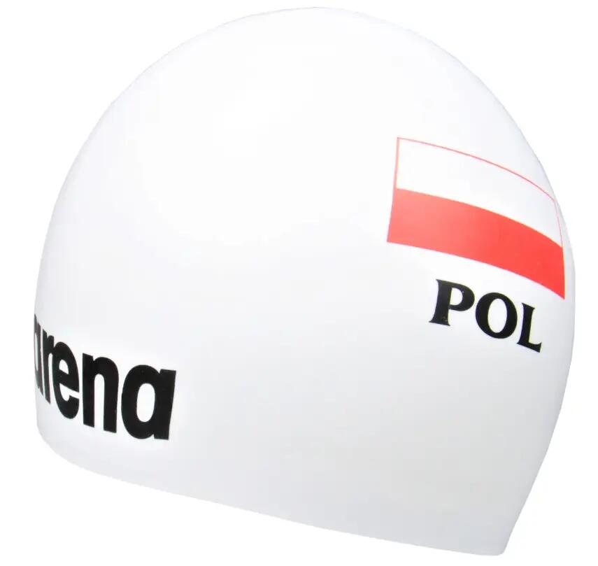 Czepek pływacki na basen unisex Arena Poolish Moulded Poland 3/4