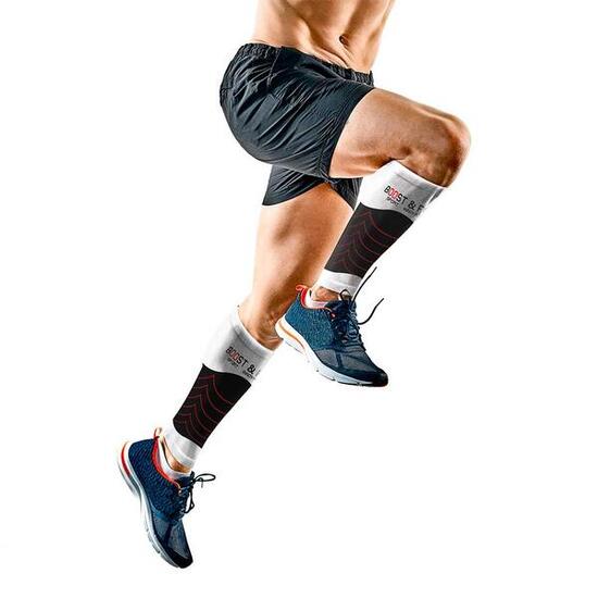 Manicotti bianchi per polpacci - compressione forte - SKINUP Sport