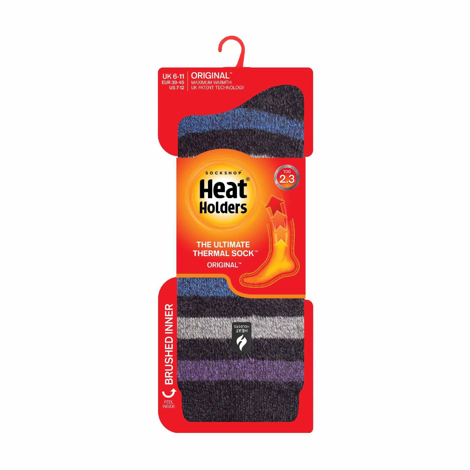 Mens Twist Patterned Thick Winter Warm Thermal Socks 2/6