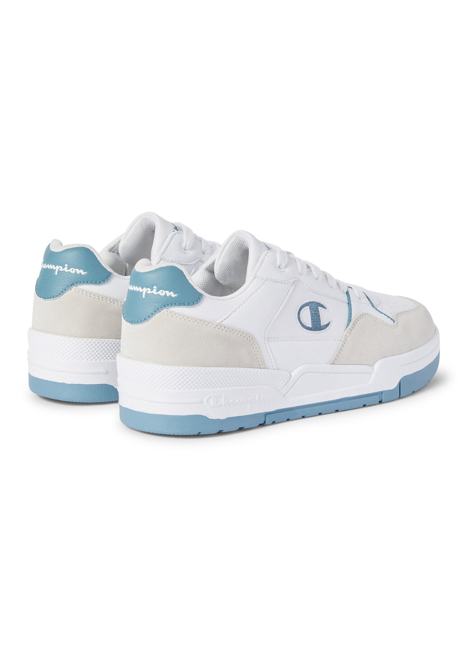 Champion RD PRM Herren Sneaker Leder S22495-CHA-WW038 weiß/blau 4/5