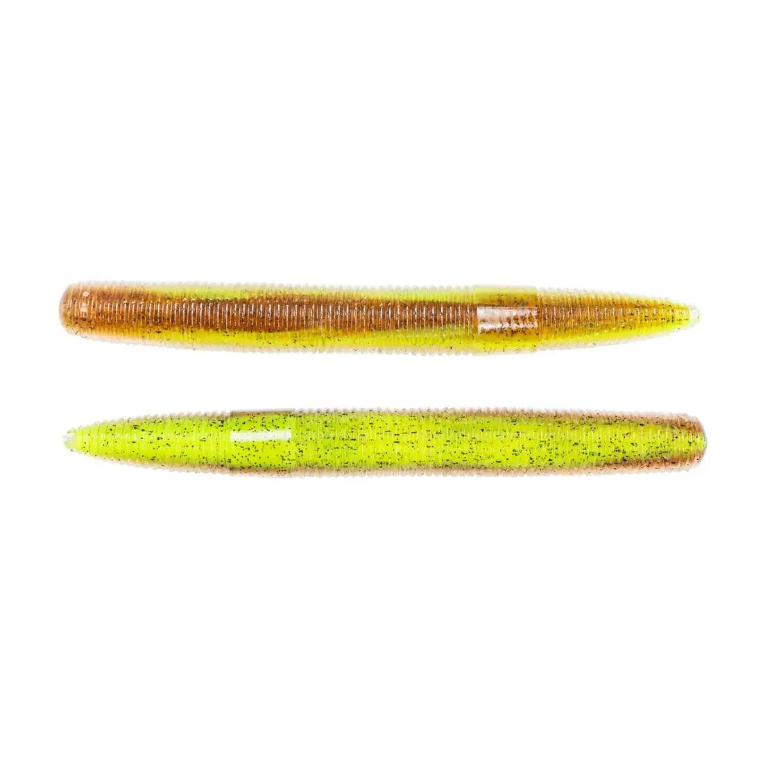 Live Target stick worm 7.6 cm, 7.6 g, chart brown, 10 buc / plic