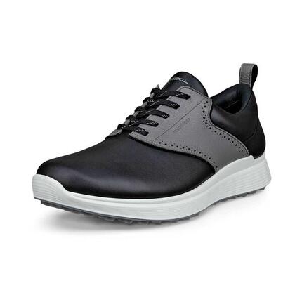 Ecco Men's S-Casual, Chaussures de golf pour hommes, noires