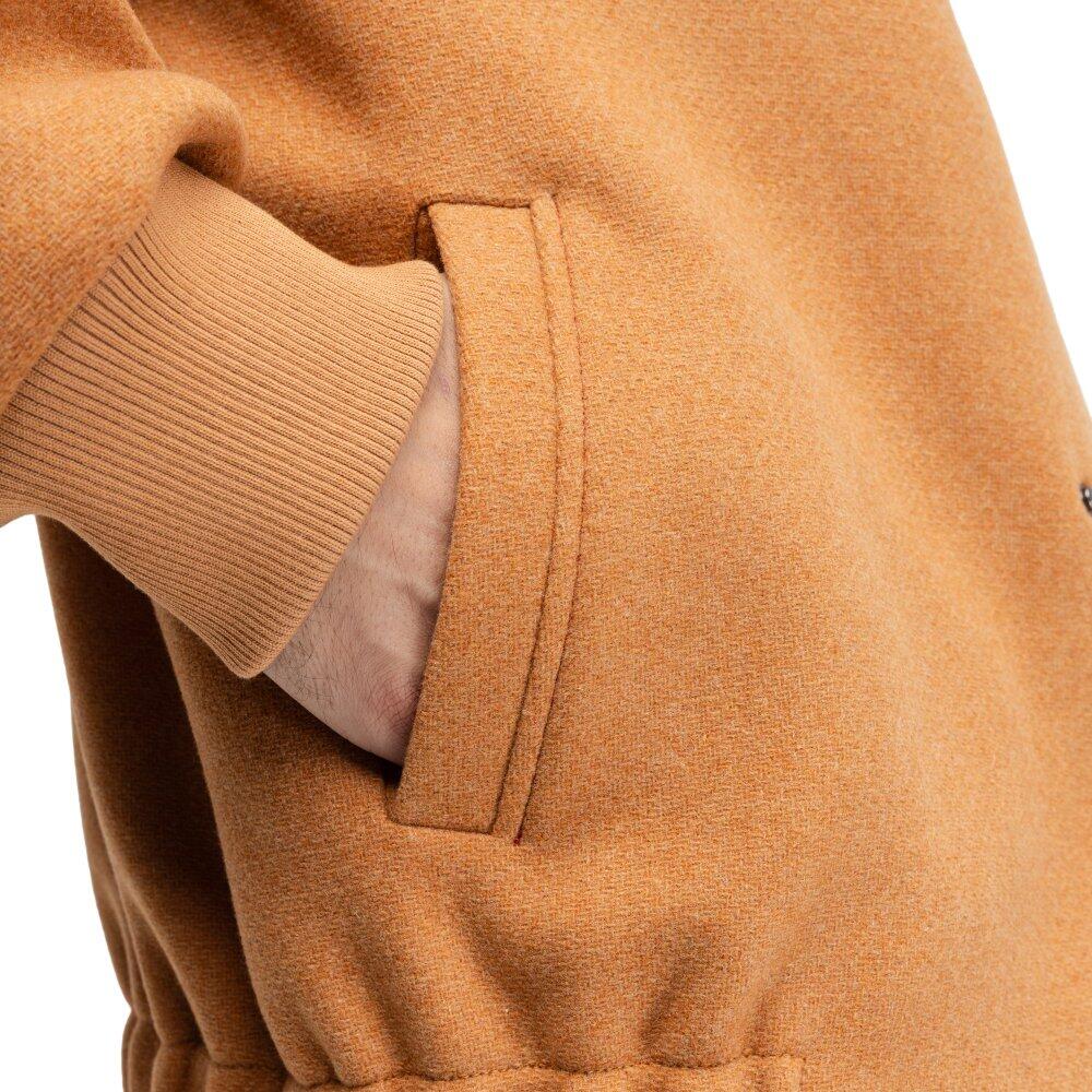 Blouson en laine homme Gobi Camel Marron 5/7