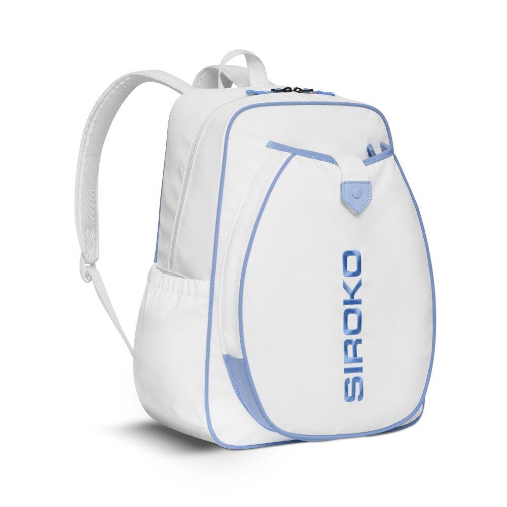 SIROKO Men & Women sport.tennis Tennis backpack Netbag White White
