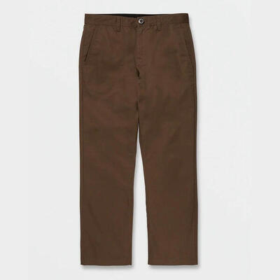 Volcom frickin skate chino broek donker aarde