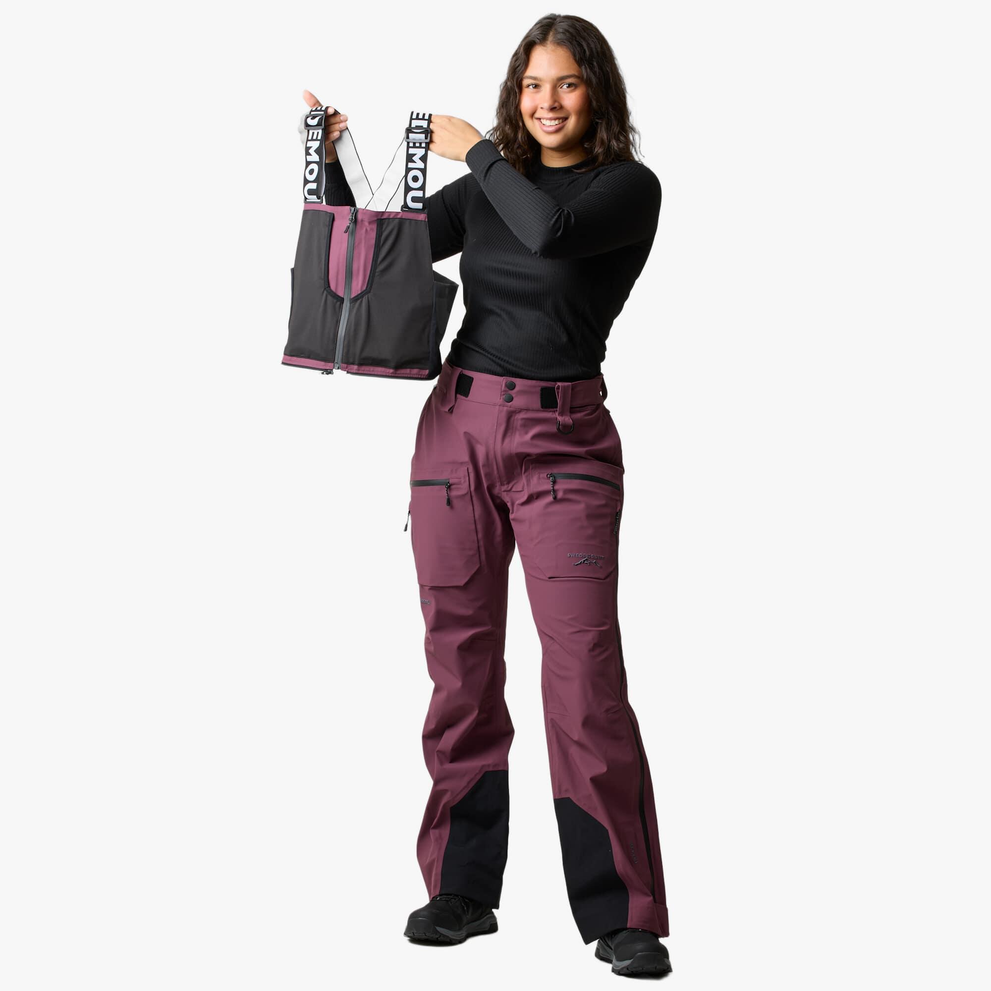Pantalon de ski femme Lofoten 3L Shell imperméable coupe-vent respirant 3/7