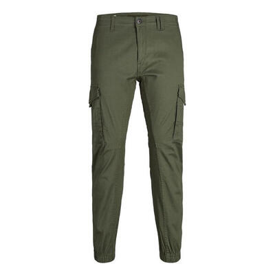 Broek jack & jones paul flake cargo olive night