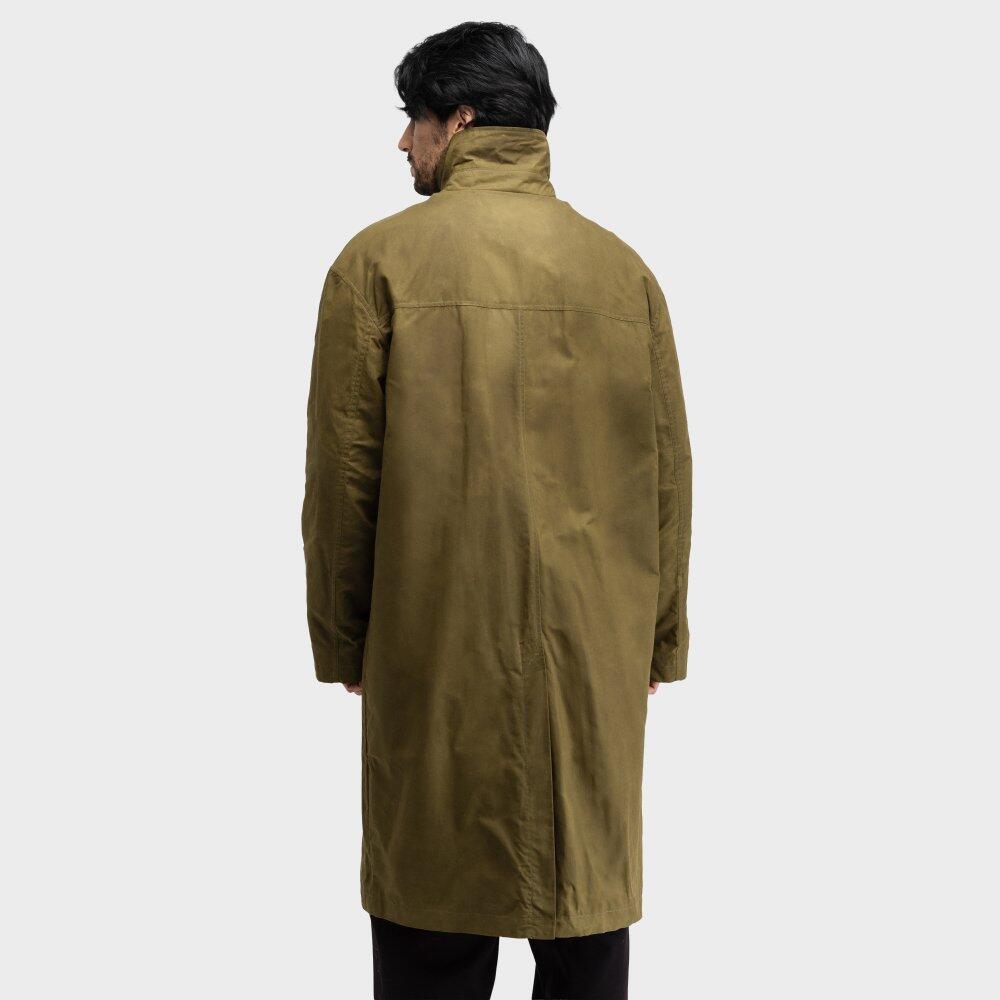 Herren langer wachsmantel Codium Green Grün 6/6