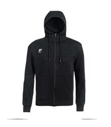 GILET ZIPPE A CAPUCHE DE RUGBY FORCE 2 Force XV noir